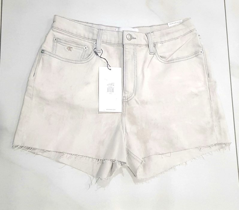 Szorty jeansowe z wysokim stanem Calvin Klein