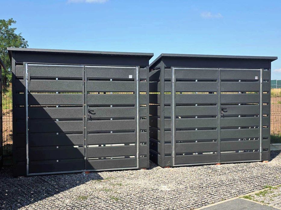 Wiata śmietnikowa Panelowa 3x2