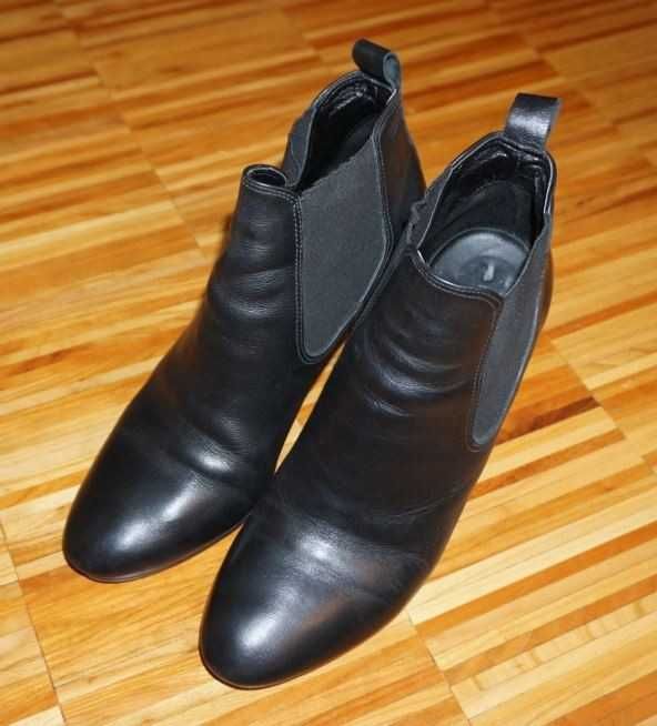 Prima Moda Botki 39 25,5 cm Skóra naturalna Kozaki Buty na słupku
