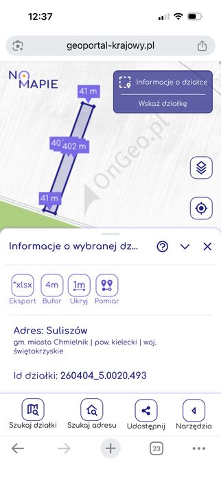 Pole orne 1,64 hektara