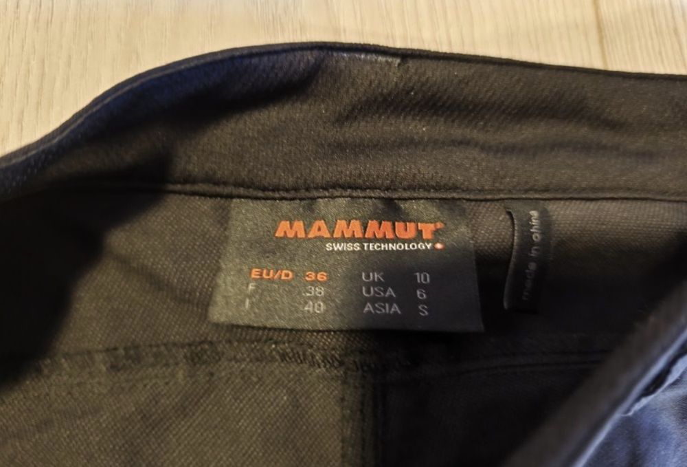 Spodnie damskie mammut rozmiar 36 stan bardzo dobry