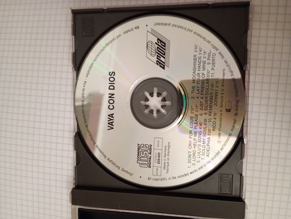 CD Vaya com Dios- Vaya com Dios