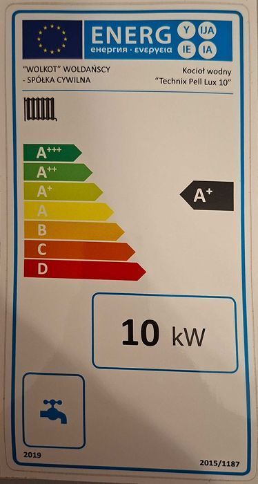 Kocioł piec 10kW pellet 5klasa WOLKOT dotacja kotły Technix
