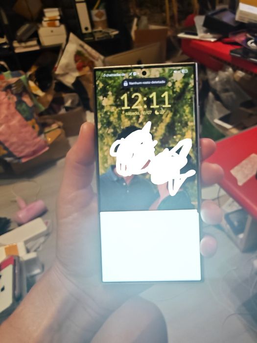 Samsung s24 Ultra ecrã Partido(Apenas o Ecrã),  Sem Bord, mas dá para usar