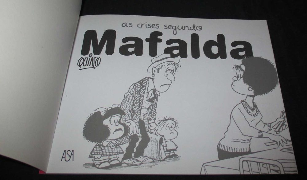 Livro BD As Crises segundo Mafalda Quino Asa