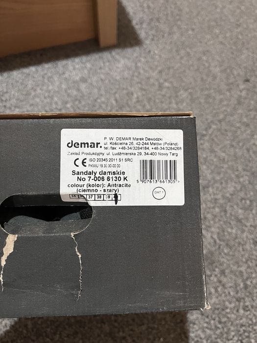 Sandały robocze damskie DEMAR r40