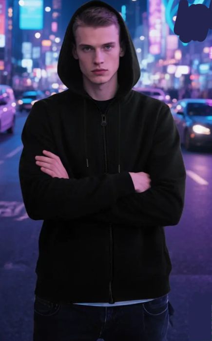 Худи новое на змейке с капюшоном новое