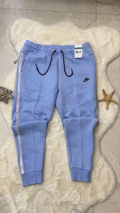 Оригінал! штани Nike Tech Fleece блакитні