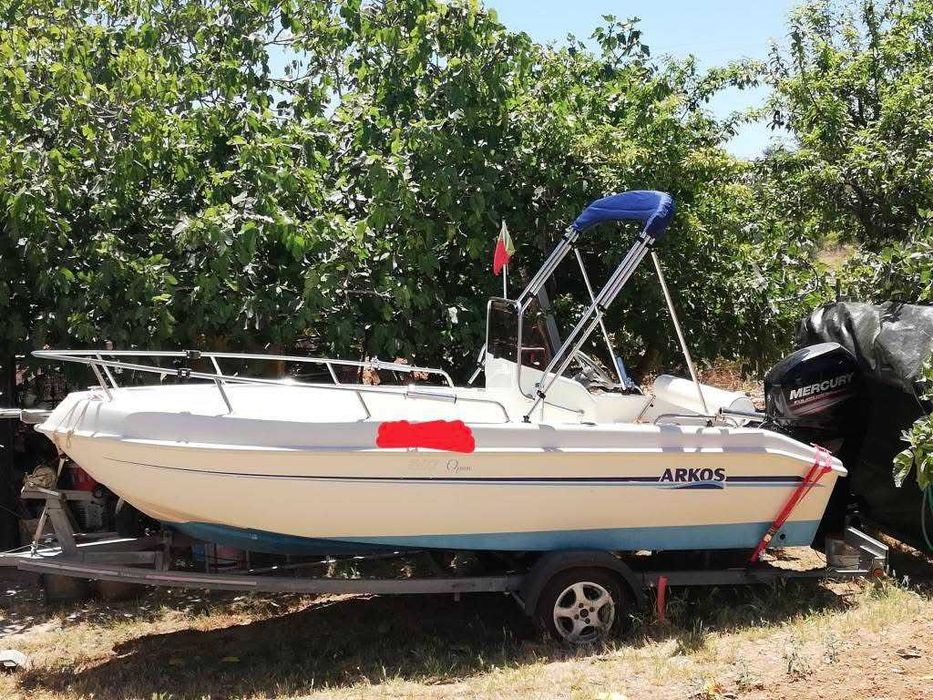 Arkos 507 Open + Mercury 80 Cv + Reboque