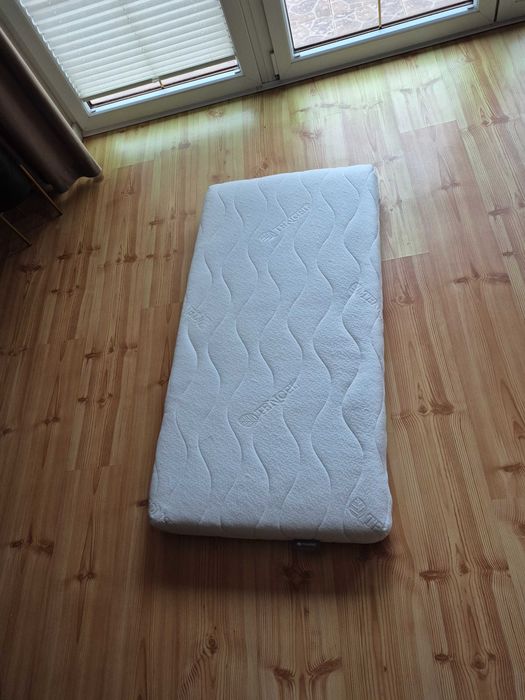 Materac do łóżeczka Dobranocka 60x120 Hilding Dzianina + Łóżeczko Ikea