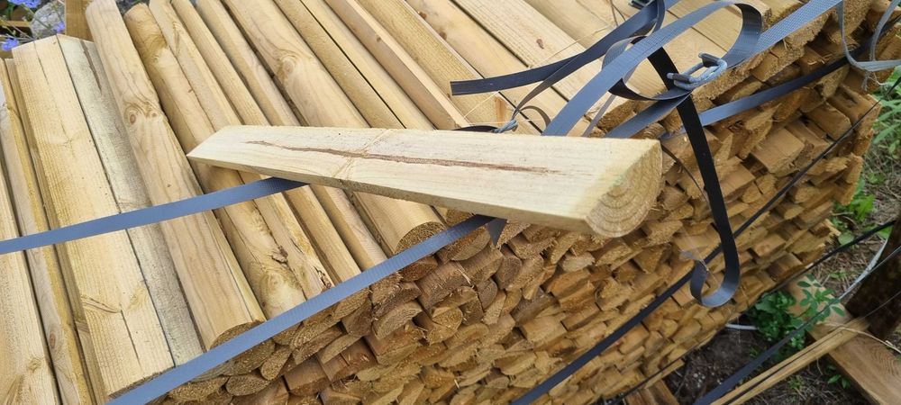 paliki, kołki, palisada, palik toczony