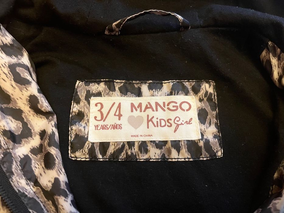 HM легкая демисезонная куртка ветровка Mango на 2-4 года