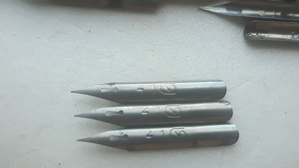 Каллиграфия.Перья  СССР.б/у. 100 шт.#41