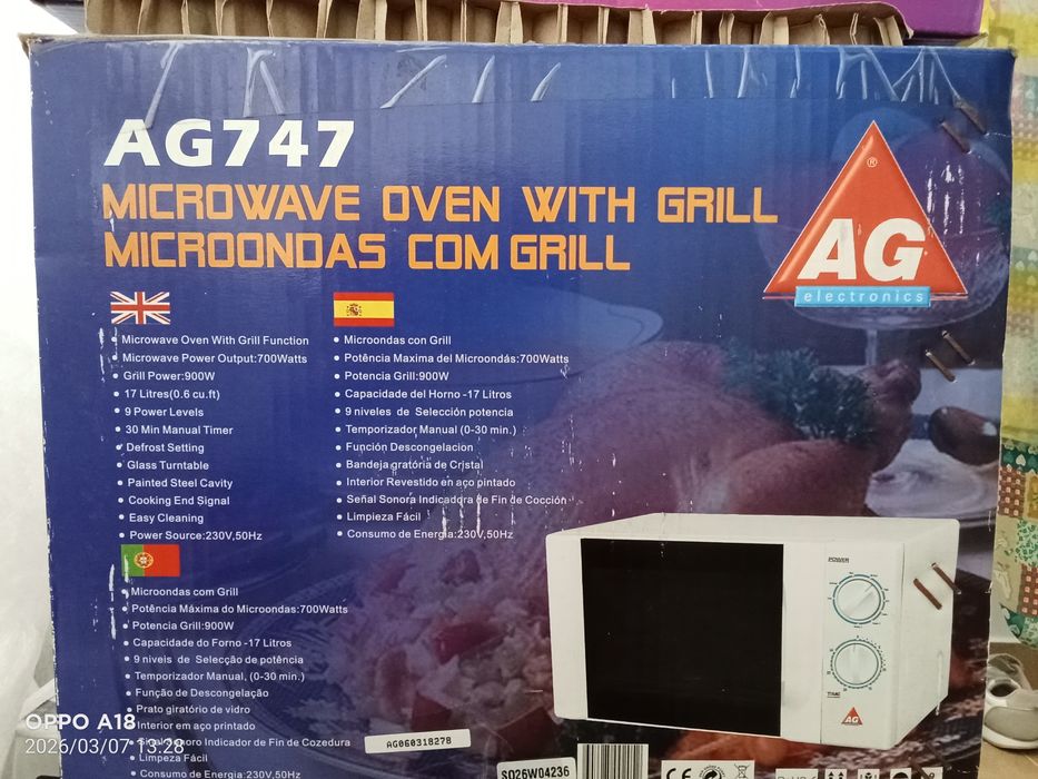 Microondas AG com Grill