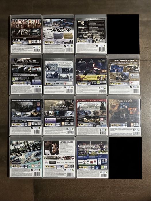 Zestaw 14 gier na konsole Playstation 3