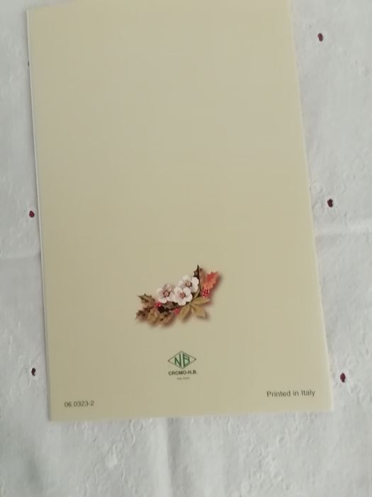 Postal de natal, italiano