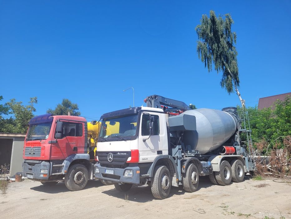 Beton Towarowy z transportem (pompa + gruszki)