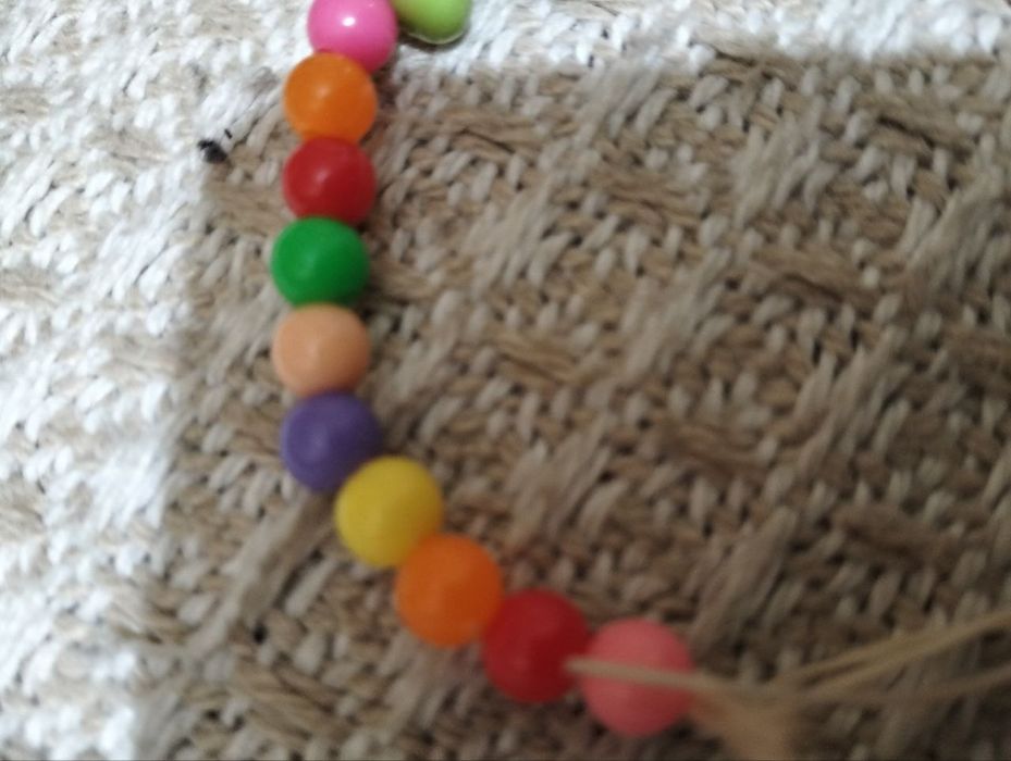 Набір для дітей  кольорові брасле та бусики