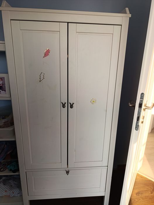 OKAZJA! Szafa biała Sundvik Ikea dziewczynka