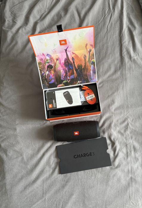 Колонка JBL Charge3 Black. ОРИГИНАЛ.