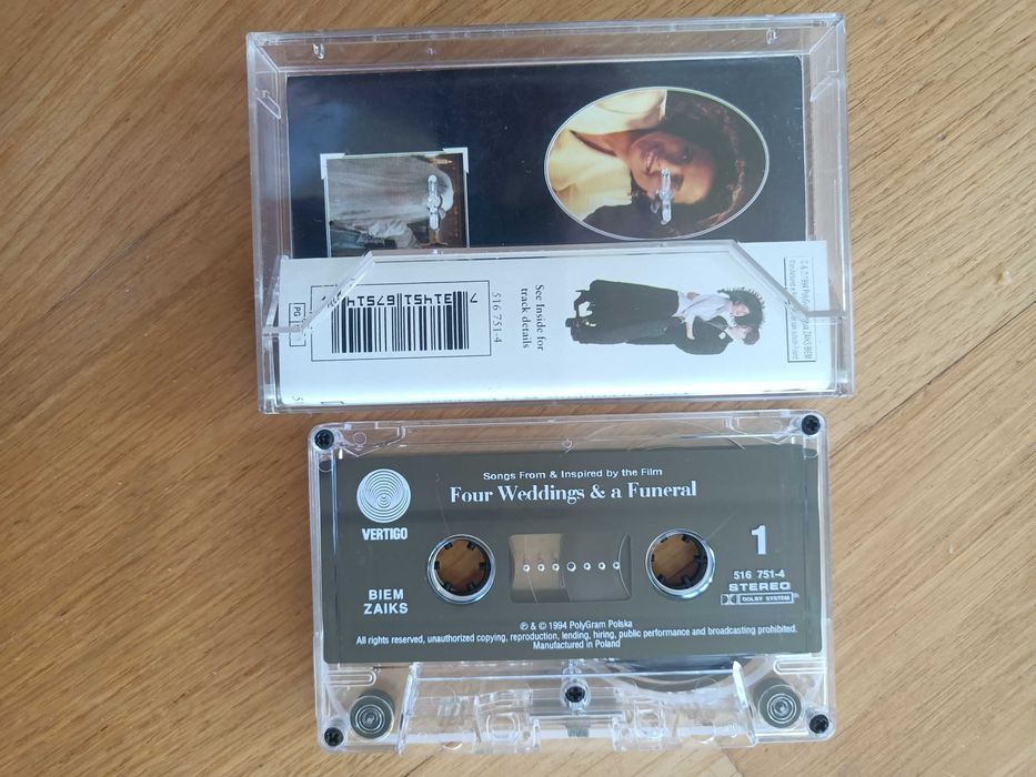Cztery Wesela i pogrzeb muzyka filmowa kaseta audio