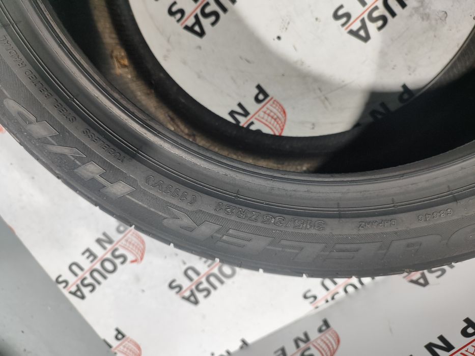 2 pneus semi novos 315-35R21 Bridgestone - Oferta dos portes 220 euros