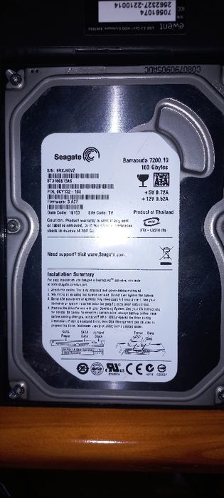 Discos Sata HD 80 - 160 - 400 GB