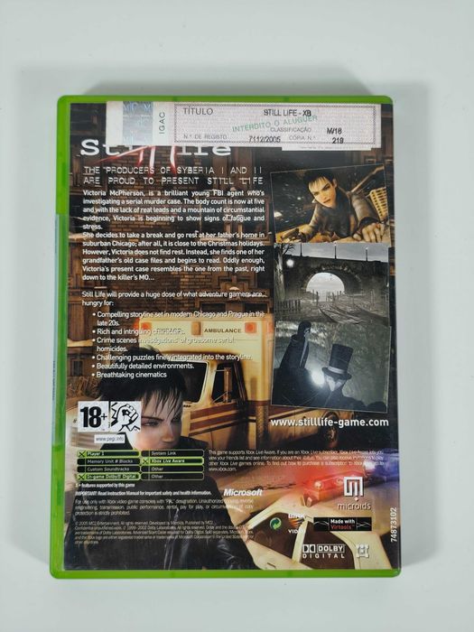 Still Life Xbox Classic