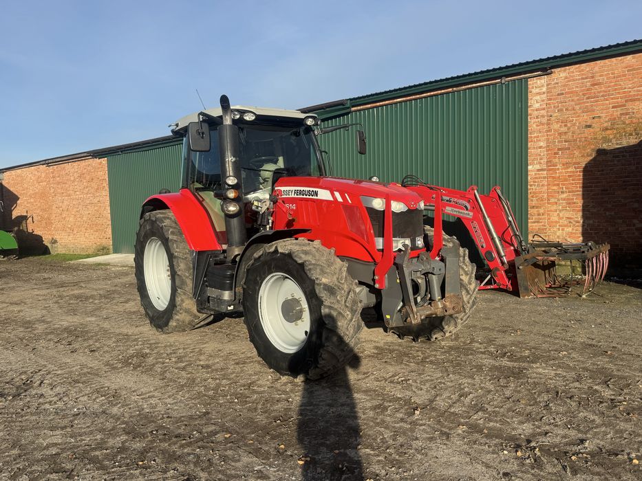 Massey Ferguson 7614  Pierwszy Właściciel Ładowacz Stoll Pneumatyka