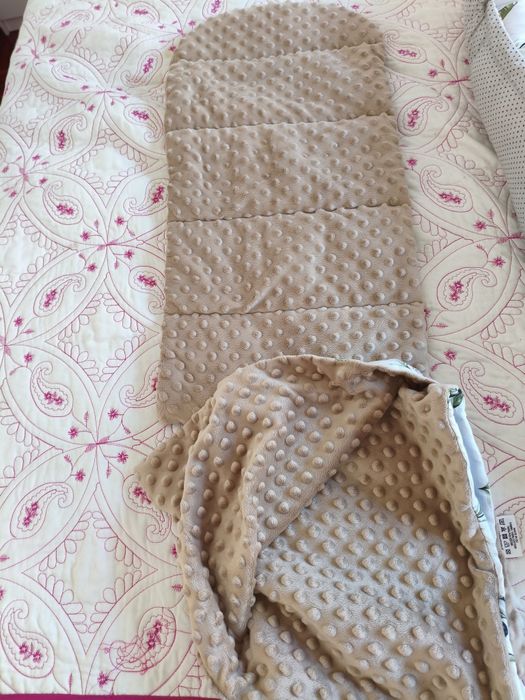 Ninho de bebé + redutor + manta swaddle