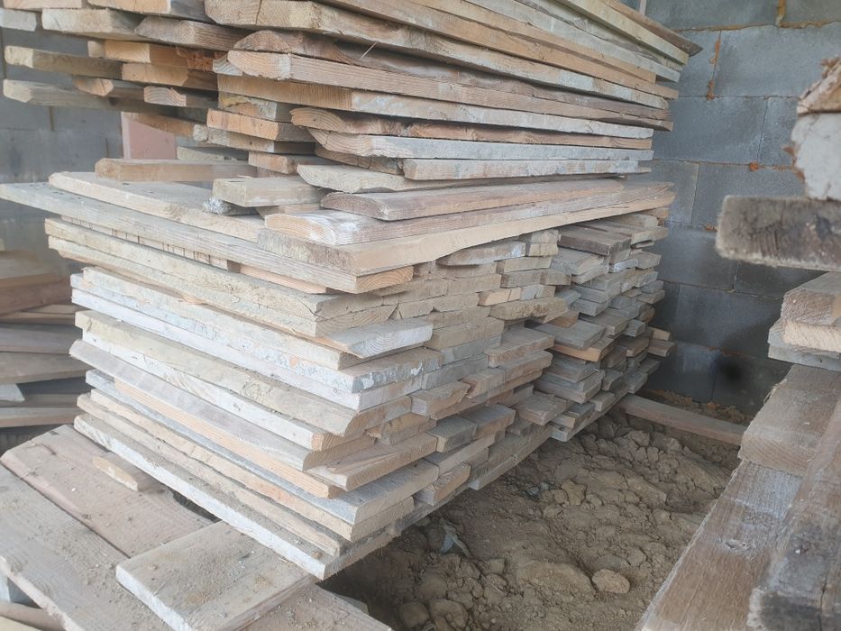 Deski szalunkowe  po 1 budowie