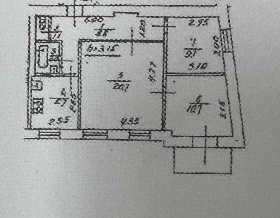 3-кімнатна квартира за адресою вул. Михайлівська (площа 60 м²) - Atlanta.ua - фото 9
