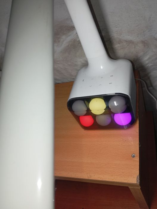 Luz led candeeiro c/ bluetooth+colunas som