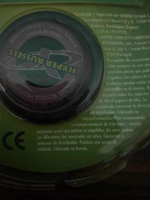 Yo yo hiper Russel - made in Korea do Sul