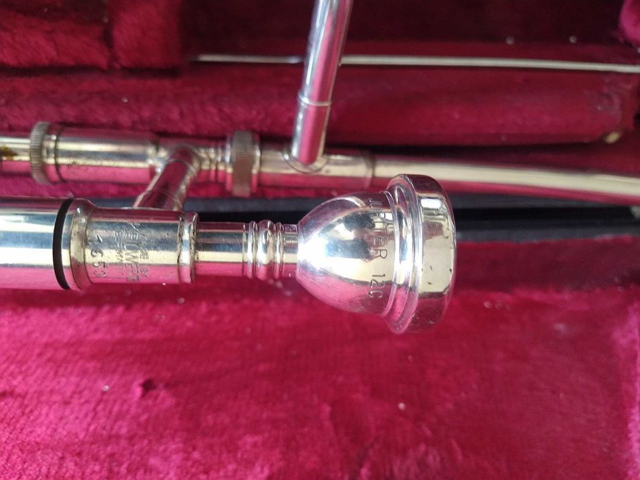 Trombone de varas Julius Keilwerth, Super de Luxe. Ano 1956 a 1958