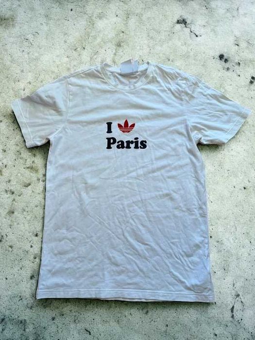 Koszulka męska Adidas biała M Paris