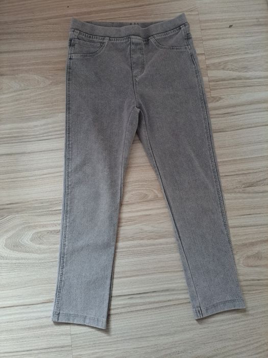 Spodnie zara 116 szare