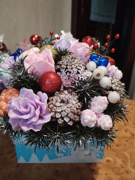 Букеты,наборы из мыла ручной работы.