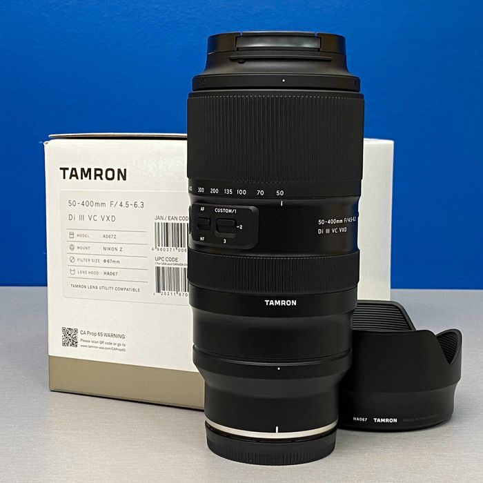 Tamron 50-400mm f/4.5-6.3 Di III VC VXD | Nikon | NOVA | 5 ANOS DE GARANTIA