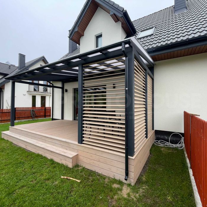 Stalowy mechanizm żaluzji ogrodowych