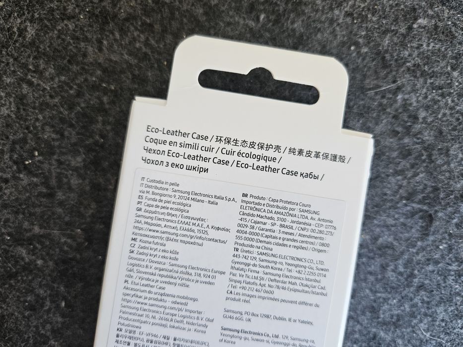 Samsung Galaxy Z Fold 5 ECO-LEATHER case azul