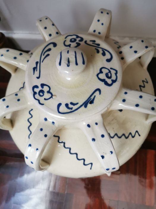Pote cerámica 8 braços