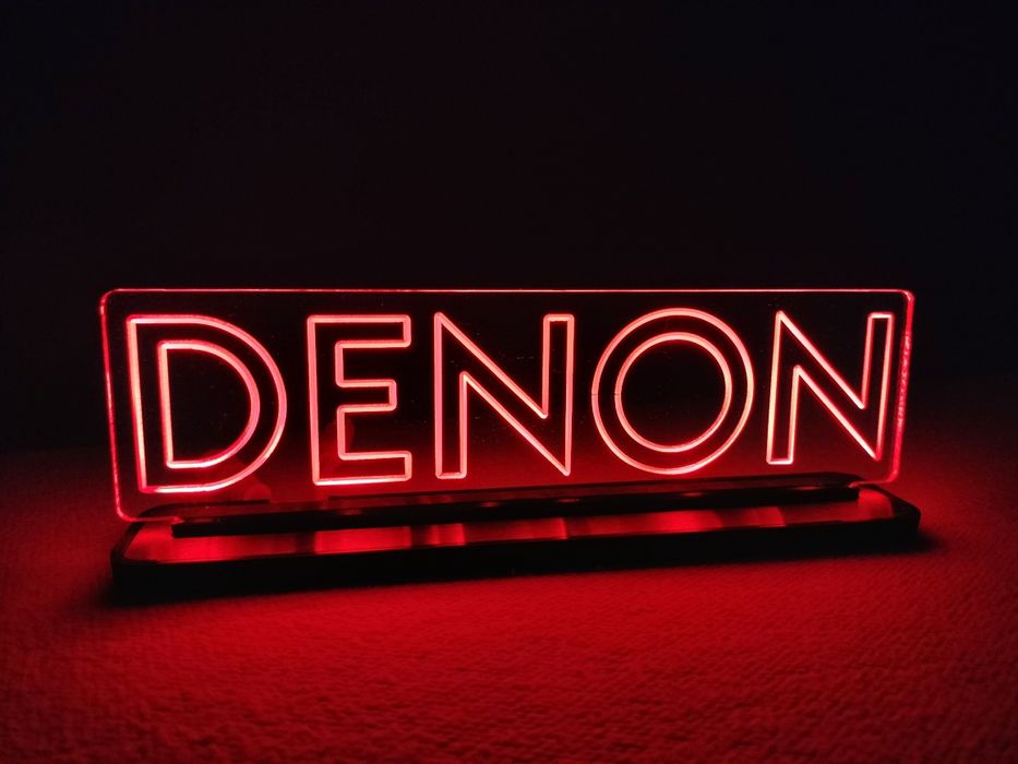 Denon, logo, lampka led