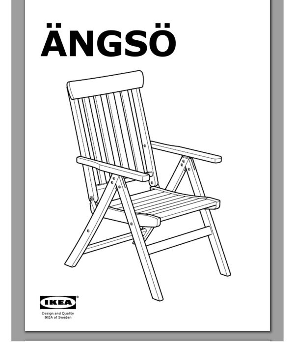 Cadeira de jardim IKEA Ängsö