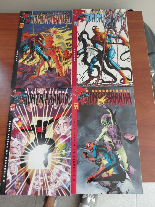 Coleção de livros de banda desenhada spidermam