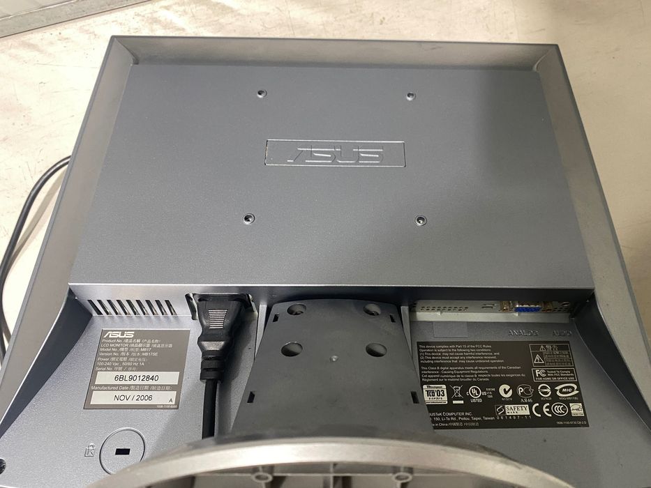 Monitor ASUS MB17SE 17” + Cabo de Alimentação