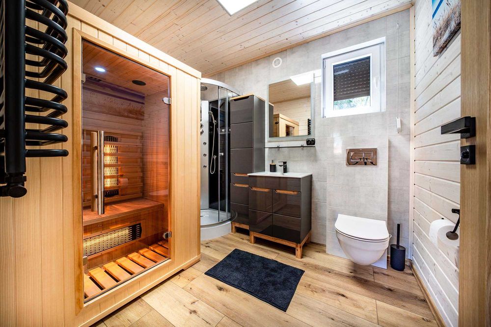 Domek nad morzem MIĘDZYZDROJE - sauna, jacuzzi, 800 m do plaży