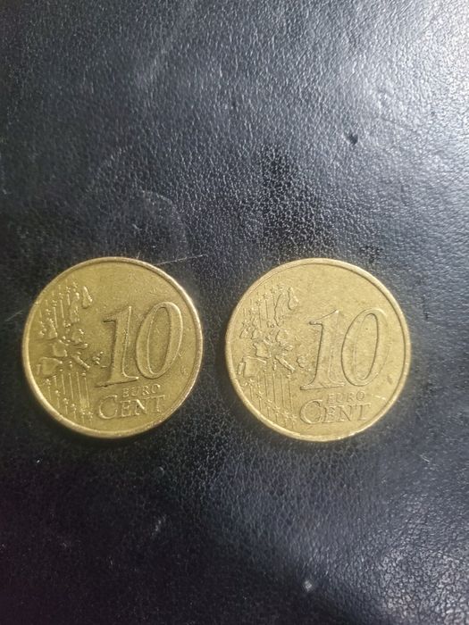 2 Moedas RARA 10 centimos RF 1999