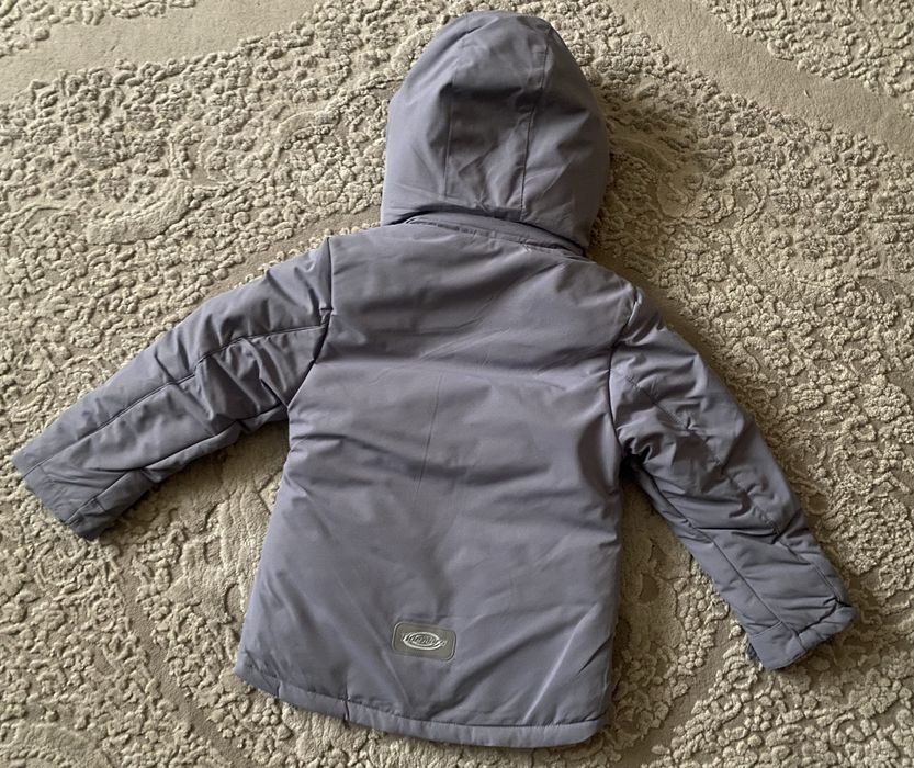 Дитячий зимовий мембранний термо комбінезон на дівчинку 110-128