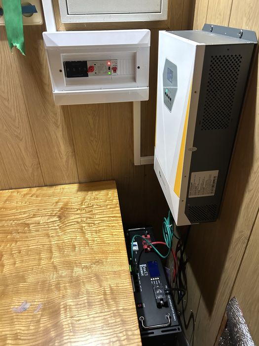 ‼️220В 5500Вт інвертор гібридний з чистим правильним синусом для котла